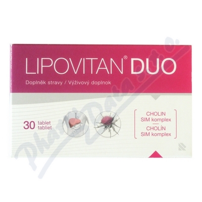 Lipovitan DUO—30 tablet - DOPRODEJ Exp. 7/24 (skladem 3 kusy/ běžná cena 356,-)