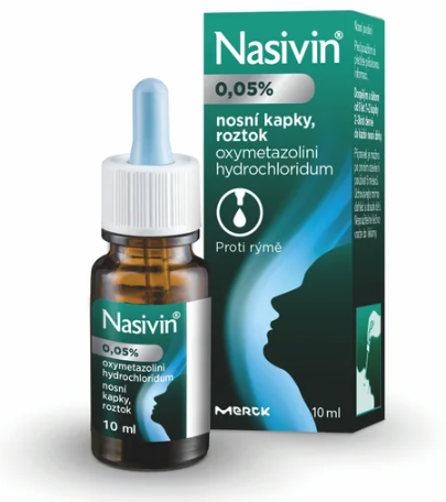 Nasivin 0,05%—nosní kapky 10 ml