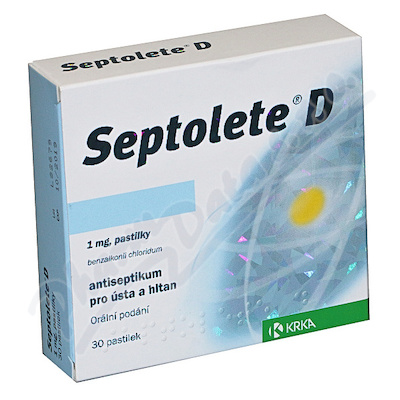 Septolete D—30 pastilek