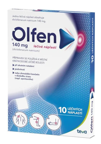 Olfen 140mg léčivé náplasti 10ks