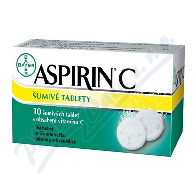 Aspirin C—10 šumivých tablet