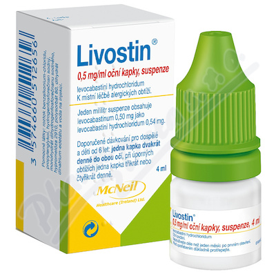 Livostin—oční kapky 4 ml