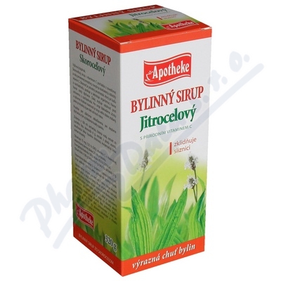 Apotheke sirup Jitrocelový s přírodním vitamínem C—250 g