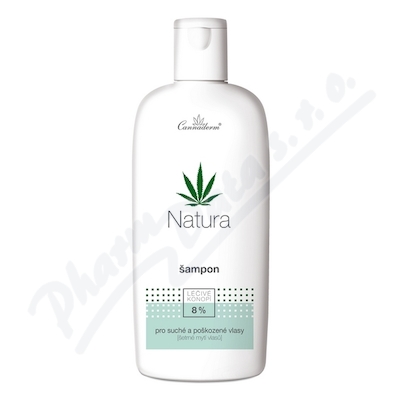Cannaderm Natura Šampon na poškozené a suché vlasy—200 ml