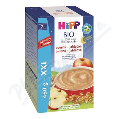HiPP BIO Mléčná kaše na dobrou noc ovesnojablečná —450 g