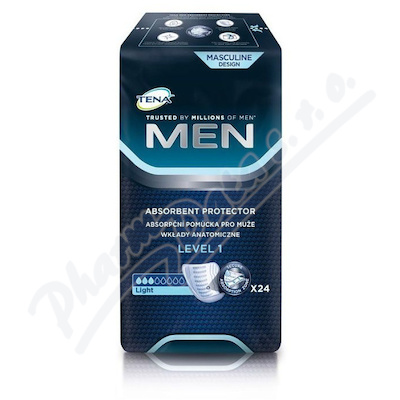 Vložky Absorpční pro muže Tena Men Level 1, 275 ml—24 ks