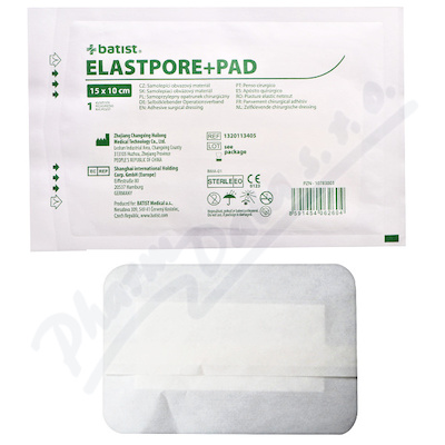 Elastpore+Pad náplast samolepicí sterilní 10x15cm—1 ks