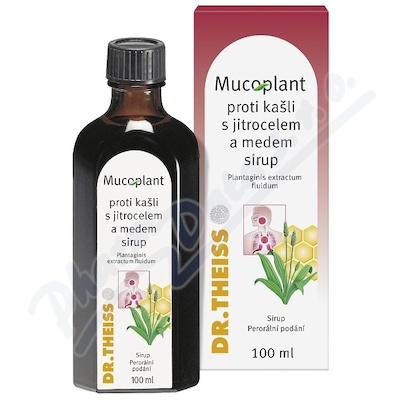 Mucoplant sirup proti kašli s jitrocelem a medem—Dr. Theiss , 100 ml