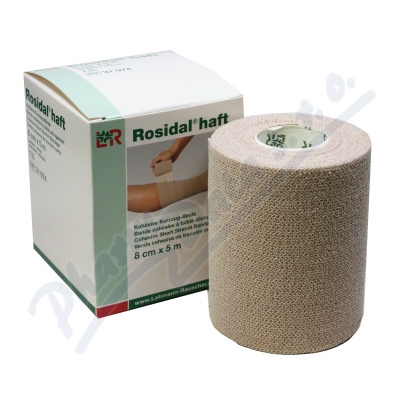 Obinadlo elastické kohezní Rosidal Haft 8cm x 5m—1 ks