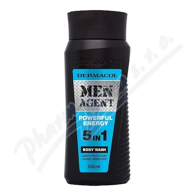 Dermacol Men Agent sprchový gel Powerful energy—250 ml