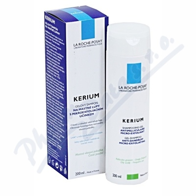 La Roche-Posay Kerium Gelový šampon Mastné lupy—200 ml