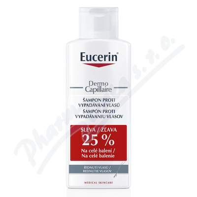 Eucerin DermoCapillaire Šampon proti vypadávání—2x250 ml