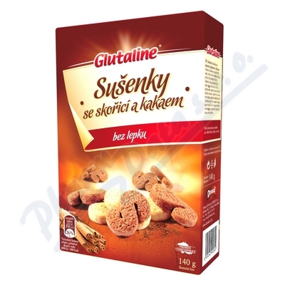 Glutaline sušenky se skořicí a kakaem bez lepku DRUID, 140 g
