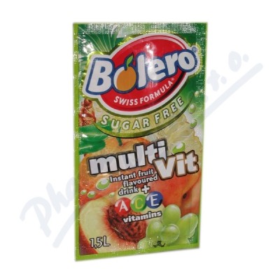 BOLERO Multivitamín - instantní nápoj bez cukru—8 g