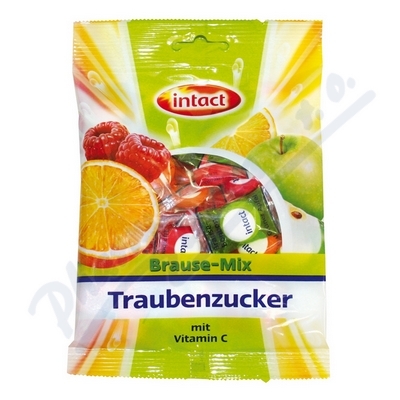 Intact Šumivé pastilky s vitaminem C Brause-mix—sáček 100 g