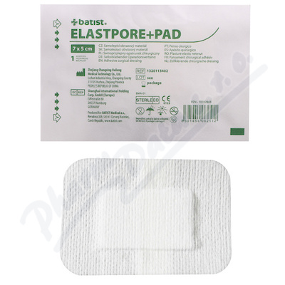 Elastpore+Pad náplast samolepicí sterilní 7x5cm—1 ks