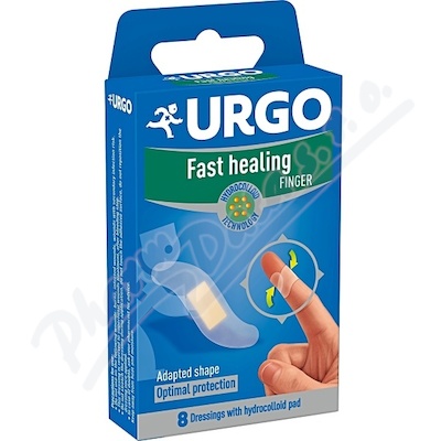 URGO Fast Healing Finger Hydrokoloidní náplasti—Na prsty, 8 ks