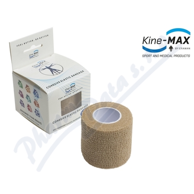 KineMAX Cohesive elastické samofixační obinadlo—Tělové 2,5cmx4,5m