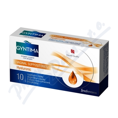 Fytofontana Gyntima vaginální čípky Hyaluronic—10 ks