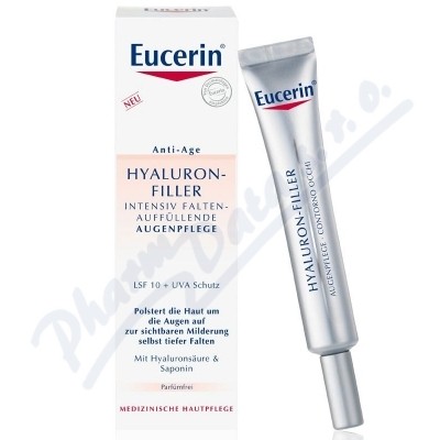 Eucerin Hyaluron-Filler + 3x EFFECT Oční krém —SPF15, 15 ml