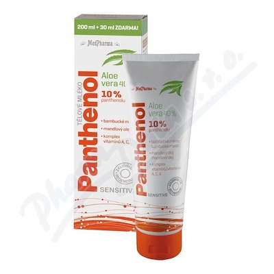 MedPharma Panthenol 10% Sensitive tělové mléko—200+30 ml