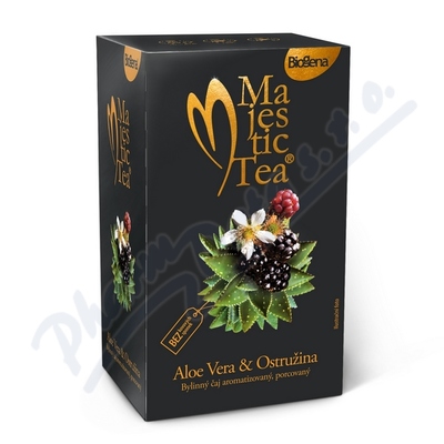 Čaj Biogena Majestic Tea Aloe Vera & Ostružina—20x2,5g