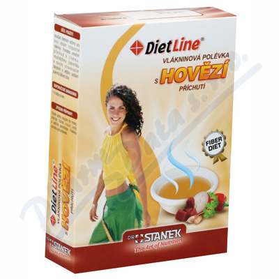 Dietline Vlákninová polévka s hovězí příchutí 3 ks