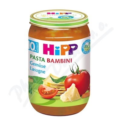 HiPP Junior BIO pasta Bambini Zelenin lasagne —220 g