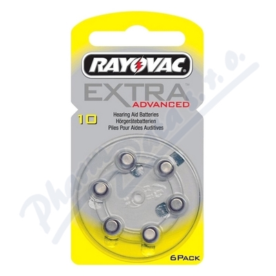 Baterie do naslouchadel Rayovac 10 / PR7 Extra—6 ks