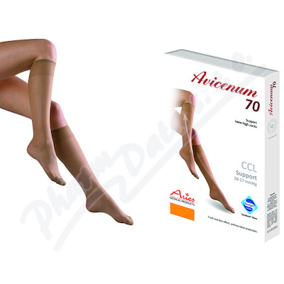 Avicenum P 70 Lýtkové punčochy, velikost 39-41—barva tělová 1 pár