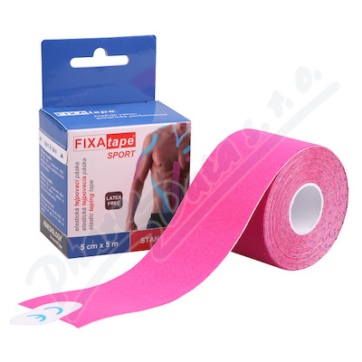 FIXAtape Sport Standard tejpovací páska—růžová, 5cm x 5m
