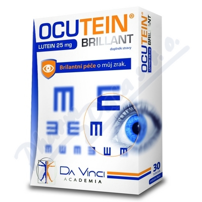 Ocutein Brillant Lutein 25mg DaVinci Academia—30 tobolek