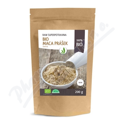 Allnature Maca peruánská černá prášek BIO RAW—200 g