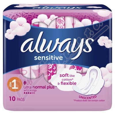 DHV Always Ultra Sensitiv Normal Plus single —10 ks