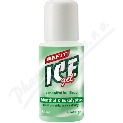 Refit Ice gel roll-on Eukalypt na krční páteř—80 ml