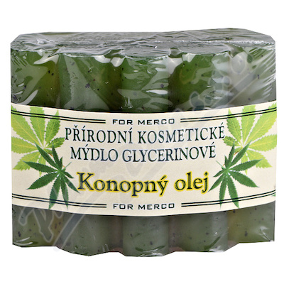 Přírodní kosmetické glycerinové mýdlo Konopí —100 g
