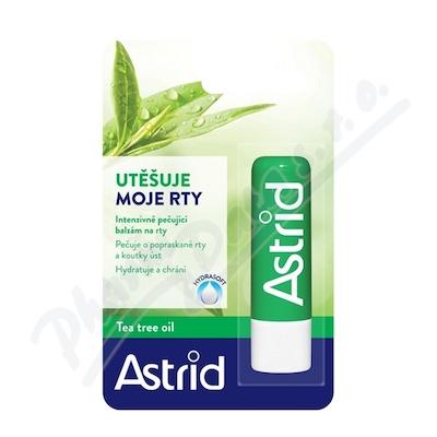 Astrid Balzám na rty Tea Tree Oil+Shea Butter—4,8 g