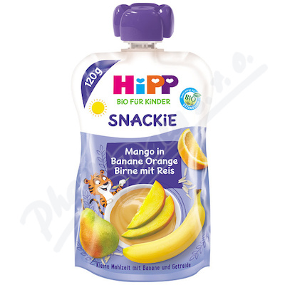 HiPP Bio Sport Banán-Pomer.-Hruška-Mango-Rýže—120 g