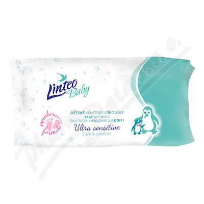 Vlhčené ubrousky Linteo Baby ultra sensitive —10 ks