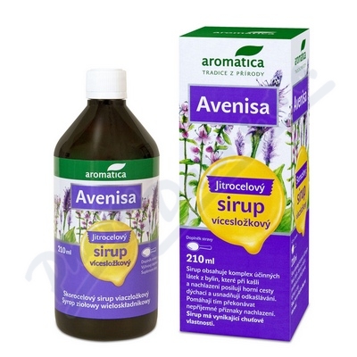 Aromatica Jitrocelový sirup Avenisa od 10 let—sirup 210 ml