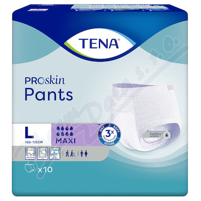 Tena Pants Maxi Large Proskin absorpční kalh.—boky 100-135cm,2550ml,10ks