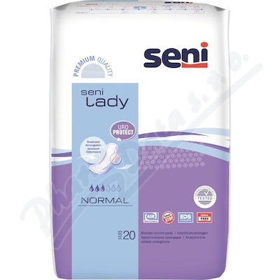 Vložky Absorpční pro ženy Seni Lady, 9x 28 cm—390 ml, 20 ks