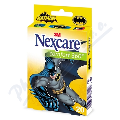 3M Nexcare Comfort 360° Dětská náplast Batman—20 ks