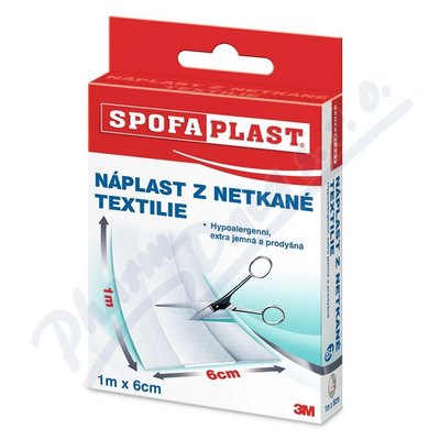 Spofaplast 3M 854 Náplast z netkané textilie —1 m x 6 cm