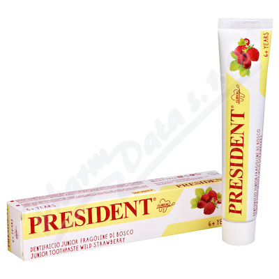 PresiDent Zubní Gel Pasta pro děti 6+ Jahoda—50 ml