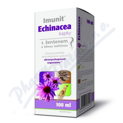 Imunit Echinaceové kapky s ženšenem a hlívou—100 ml