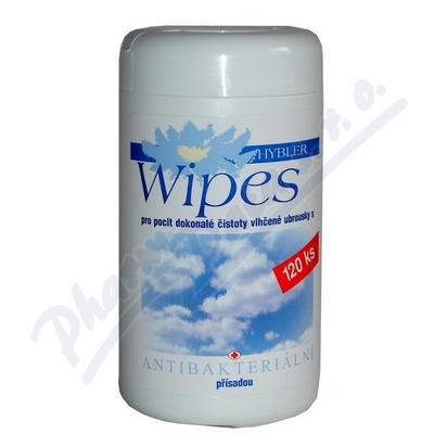 Vlhčené ubrousky s antibakteriální přísadou—120 ks