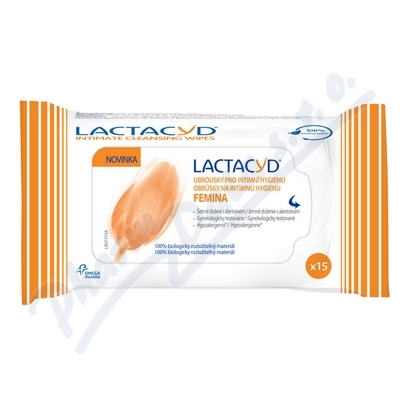 Lactacyd Femina ubrousky pro intimní hygienu—15 ks