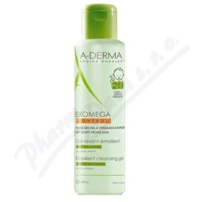 A-derma Exomega Control Zvláčňující mycí gel—500 ml