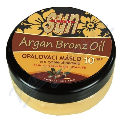 SUN Bronz Opalovací máslo OF10 arganový olej—200 ml